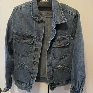 Vintage Georges Marciano For Guess Acid Washed‎ Denim Jacket in L